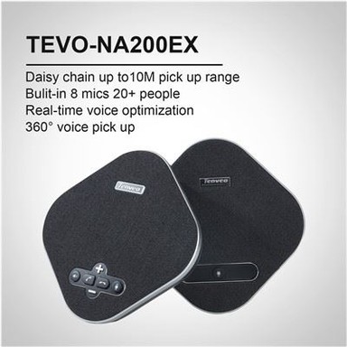 Telefon Speaker Persidangan Omnidirectional dengan 2 MIC untuk Persidangan Perniagaan